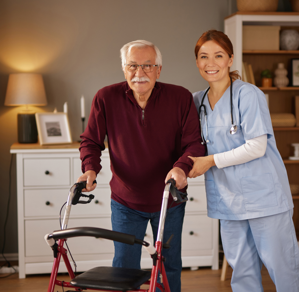 caregiver-helping-senior-man-with-walker